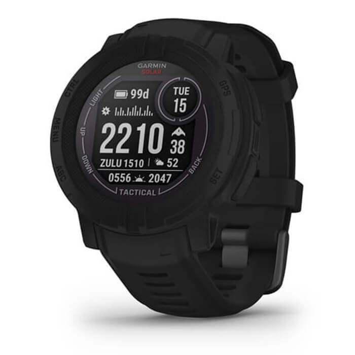 Đồng Hồ Thông Minh Garmin Instinct 2 Solar Tactical - Màu Đen - Hàng Chính Hãng