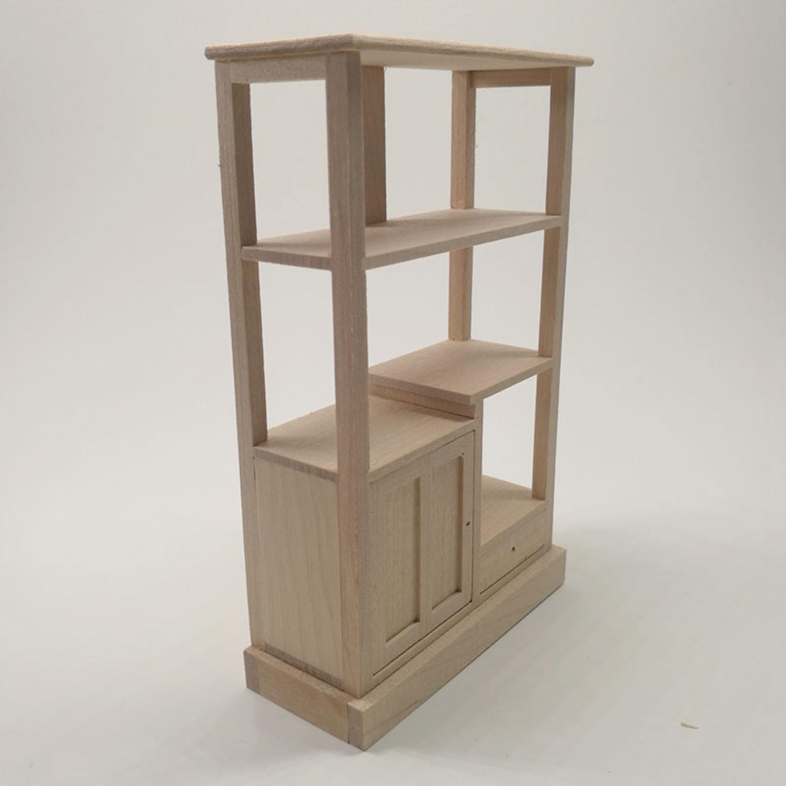 1:12 Scale Display Cabinet Toy for Dollhouse Accessories