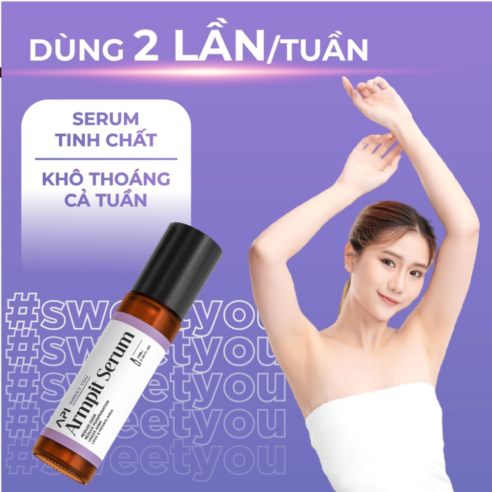 Son Nách Api - Lăn Khử Mùi Hôi Nách Hương Quyến Rũ Mee Natural Cho Nam Và Nữ 10ml