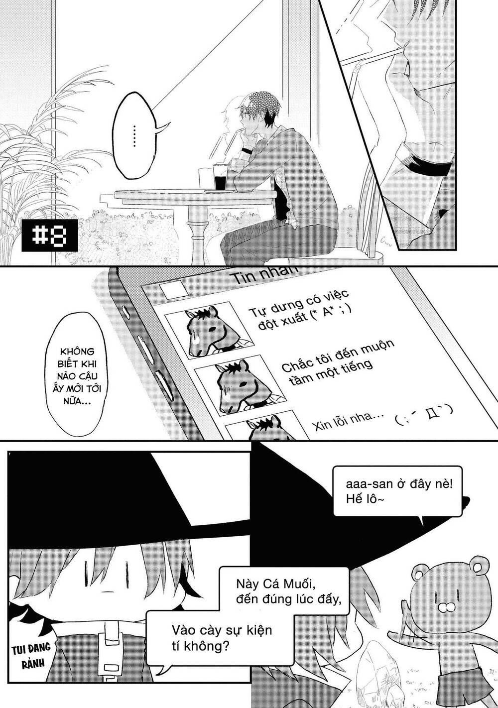 đồng đội game online, té là ngài sếp khó tính chapter 8 1