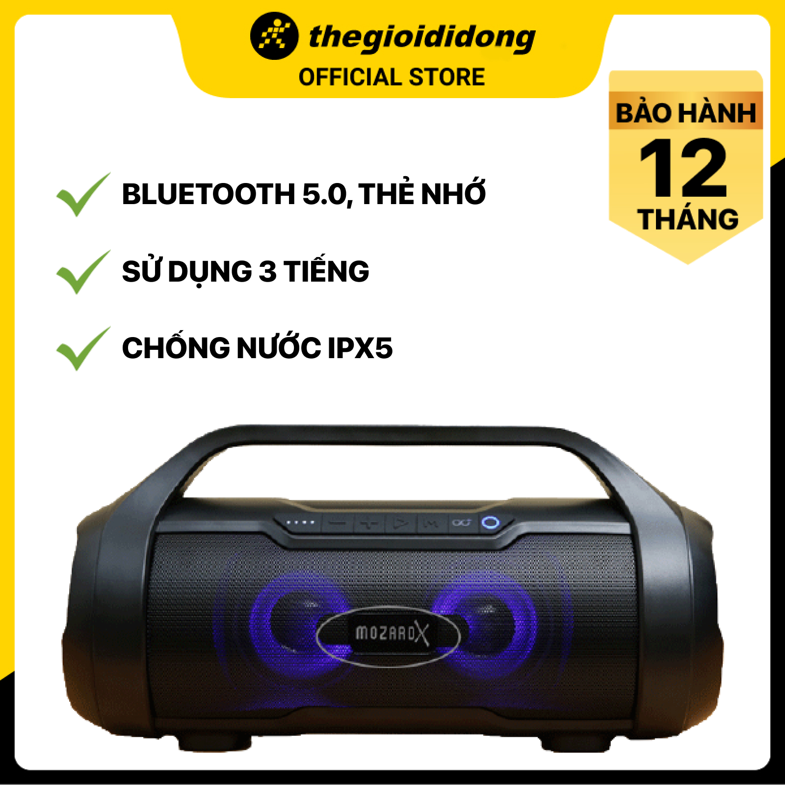 Loa Bluetooth MozardX BM01 - Hàng chính hãng