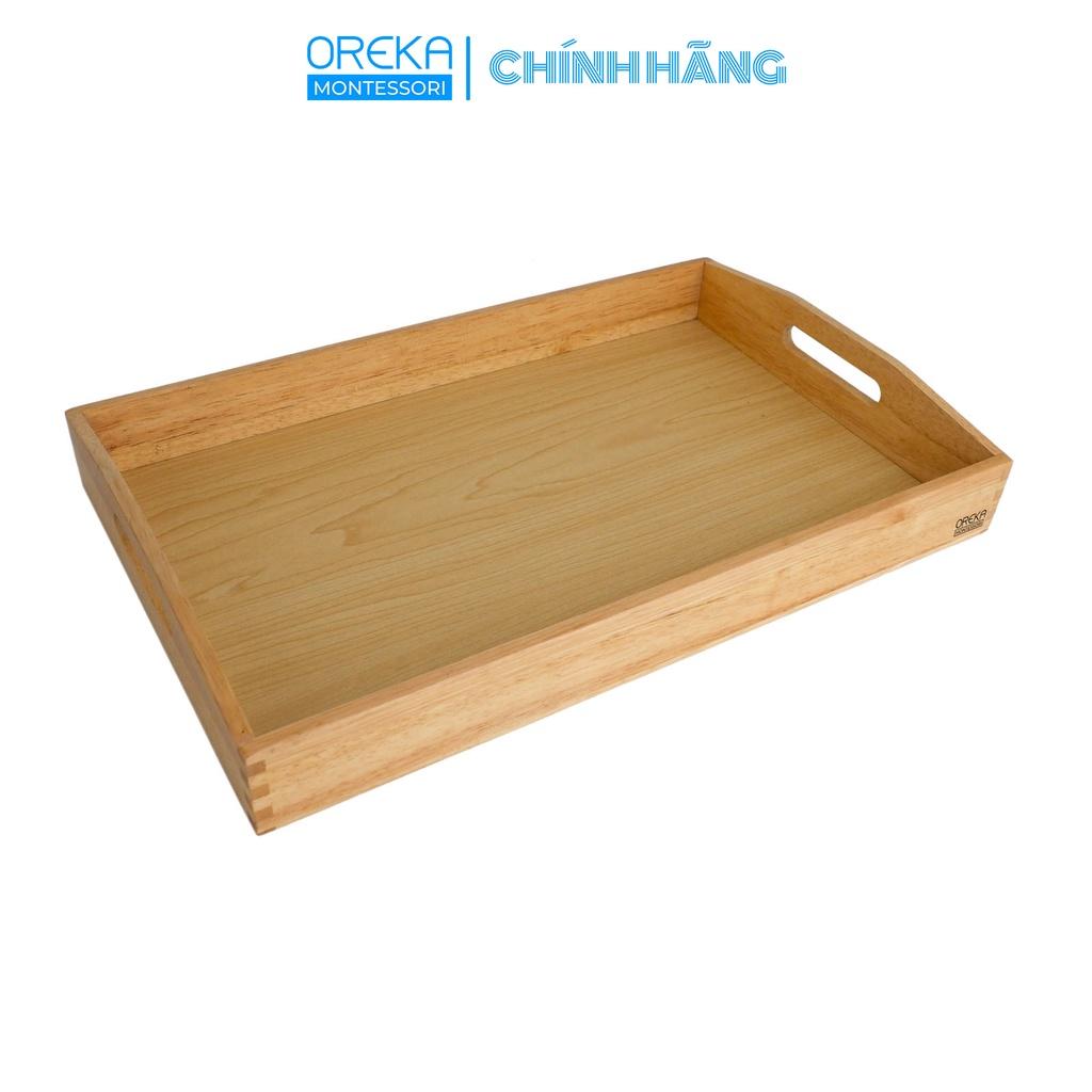 Giáo cụ Oreka Montessori Khay học cụ: Gỗ, Đại - 0210203