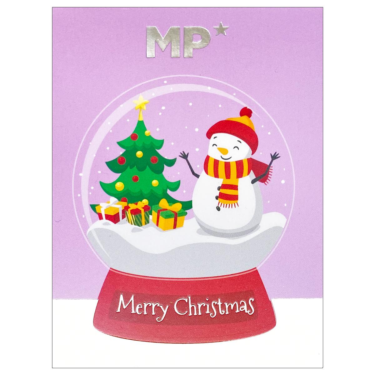 Bóp Viết Mini Giáng Sinh Kèm Sổ Tay Và Bút Bi - MP CH57014 - Màu Tím