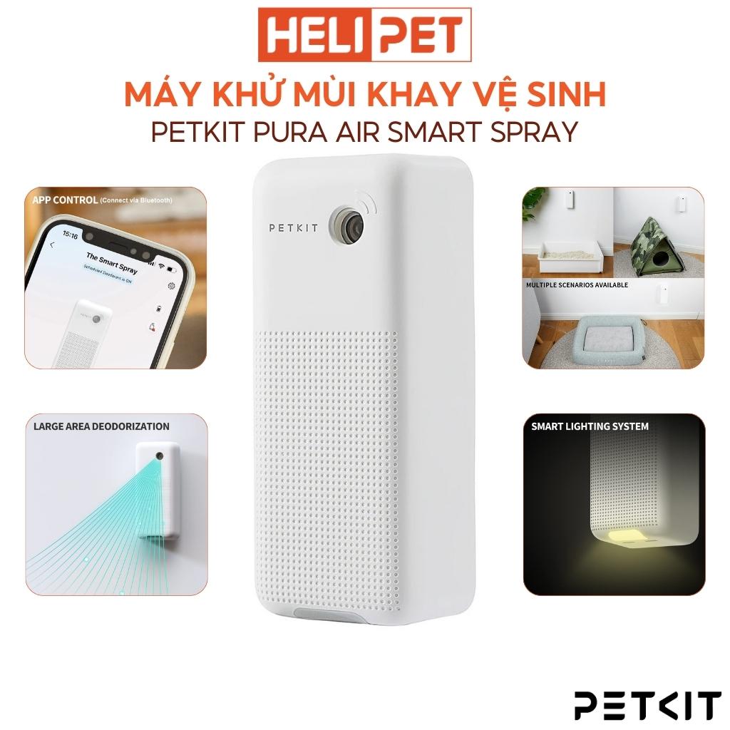 Máy Khử Mùi Vệ Sinh Cho Mèo PETKIT PURA AIR SMART SPRAY Dùng Kèm Máy Pura Max- HeliPet