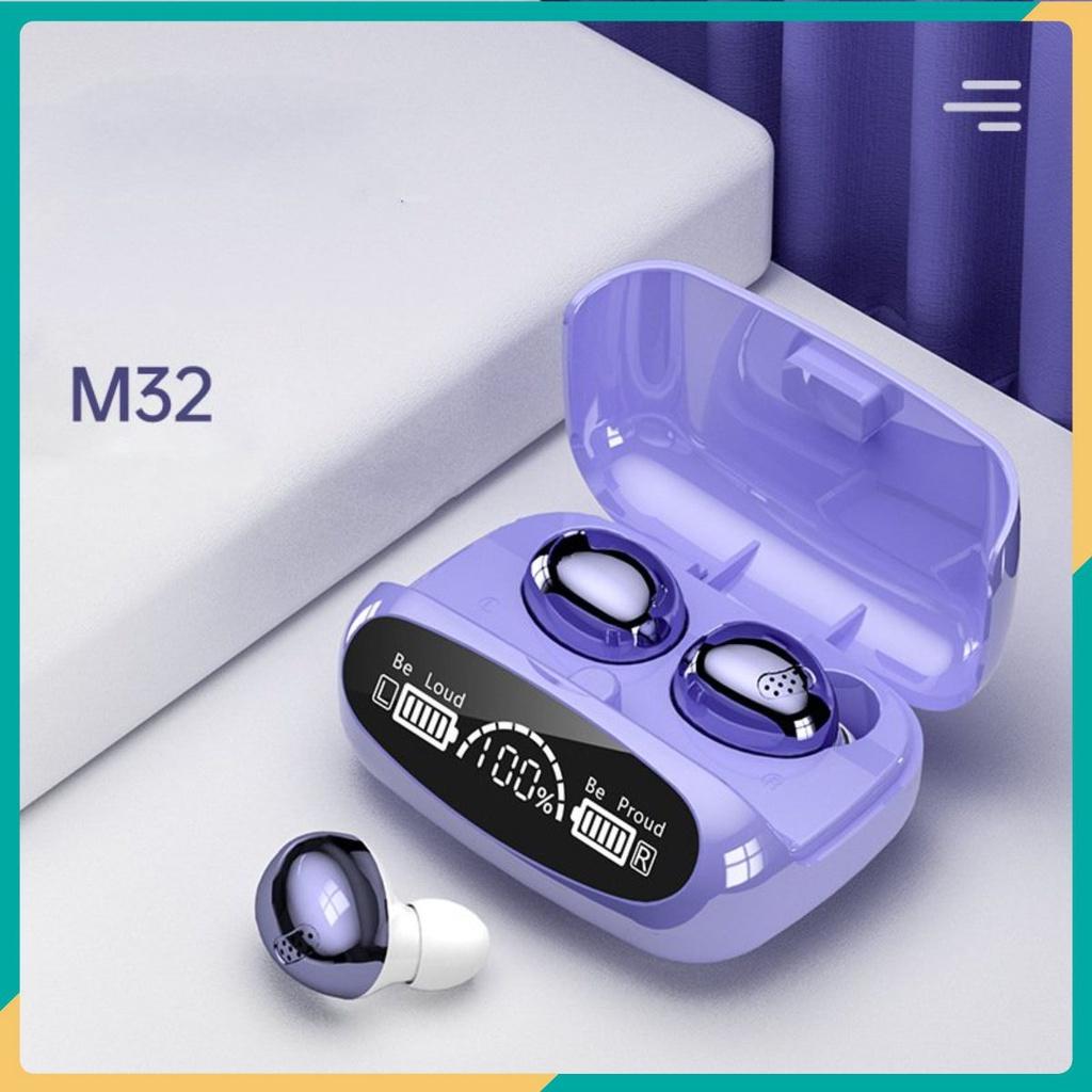 Tai nghe Wireless V5.1 Inear Pearl M32 - làm sạc dự phòng ️ FREESHIP ️