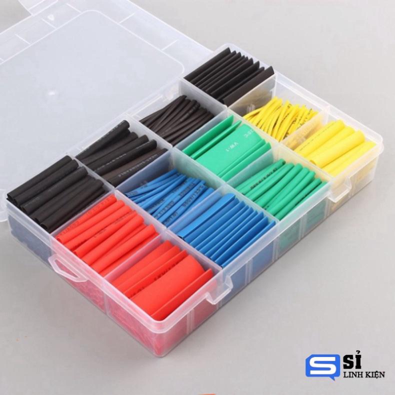 Bộ 530 ống co nhiệt , bọc cách điện bằng Polyolefin 2:1.