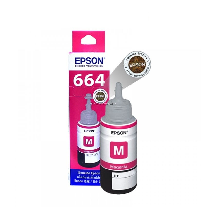 Mực in Epson T6643 Magenta Ink Bottle (C13T664300) - Hàng Chính Hãng