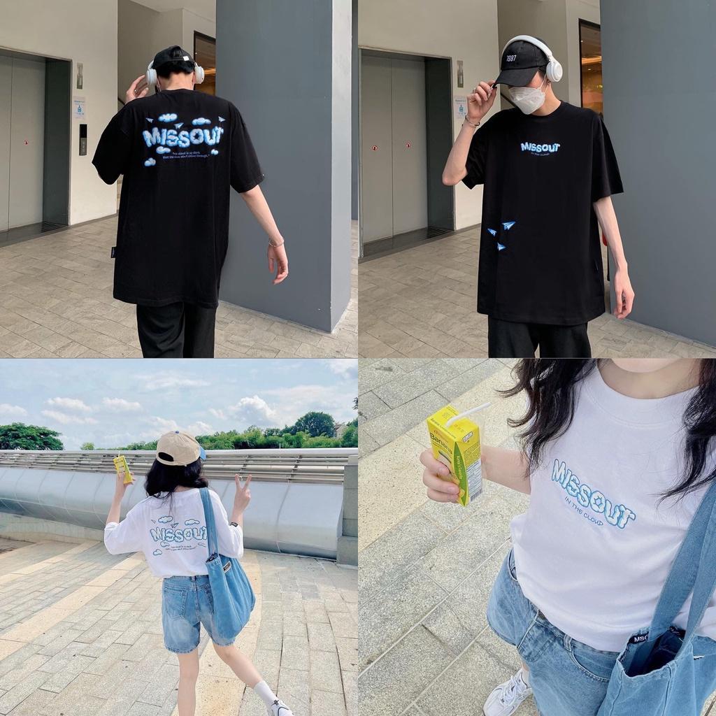 Áo Thun Local Brand Missout Mây Nam Nữ Tay Lỡ Form Rộng Unisex