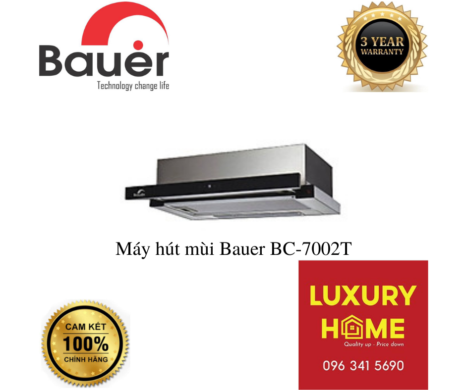 Máy hút mùi Bauer BC-7002T- Hàng chính hãng