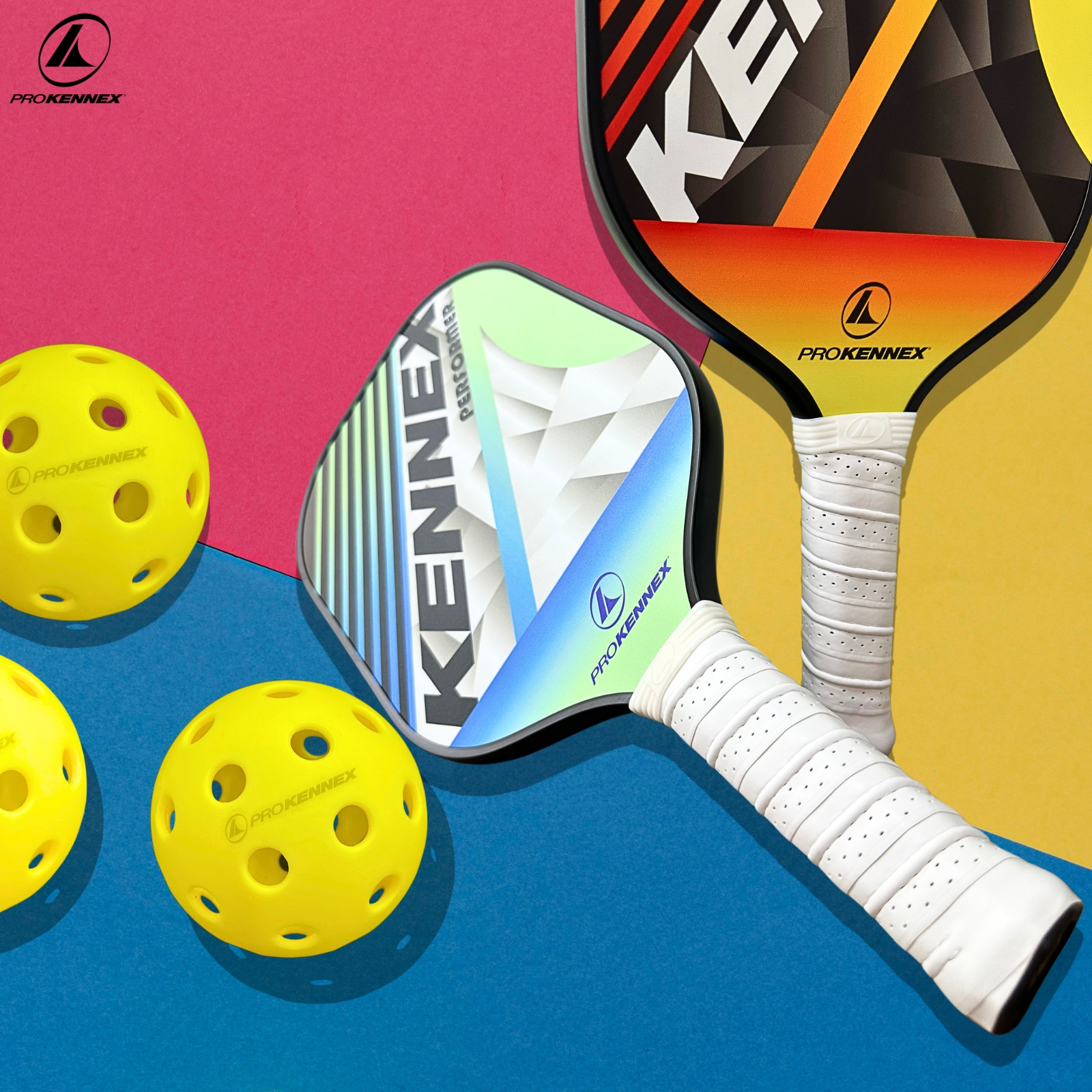 Vợt Pickleball ProKennex Performer Set PKL-30321 chất lượng kèm túi đựng 4 quả bóng siêu nhẹ, Vợt Pickleball Performer lẻ chính hãng