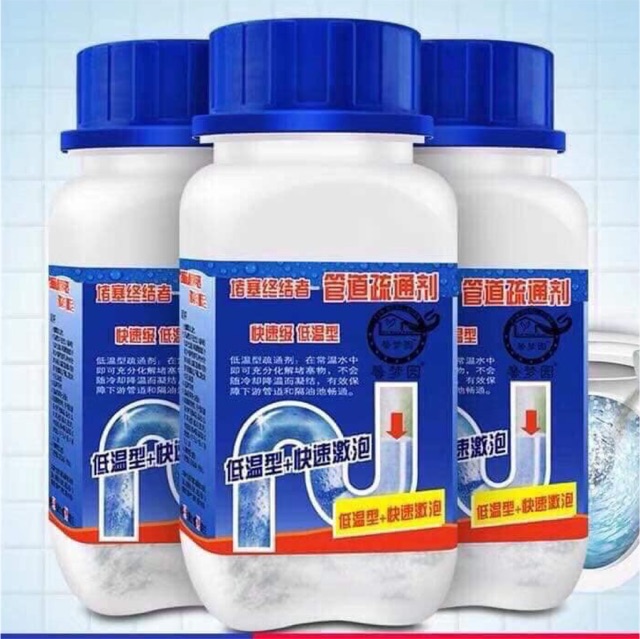 Bột Thông Cống, Thông Cầu, Tolet, Bồn Cầu,Lavabo Cực Mạnh Chai Lớn 260g Siêu Thần Thánh Thế Hệ Mới