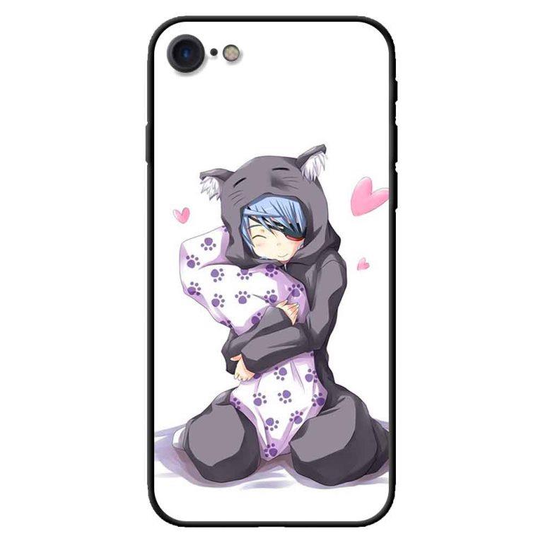 Ốp Lưng in cho Iphone 7, 8 Mẫu Cô Gái Mèo - Hàng Chính Hãng
