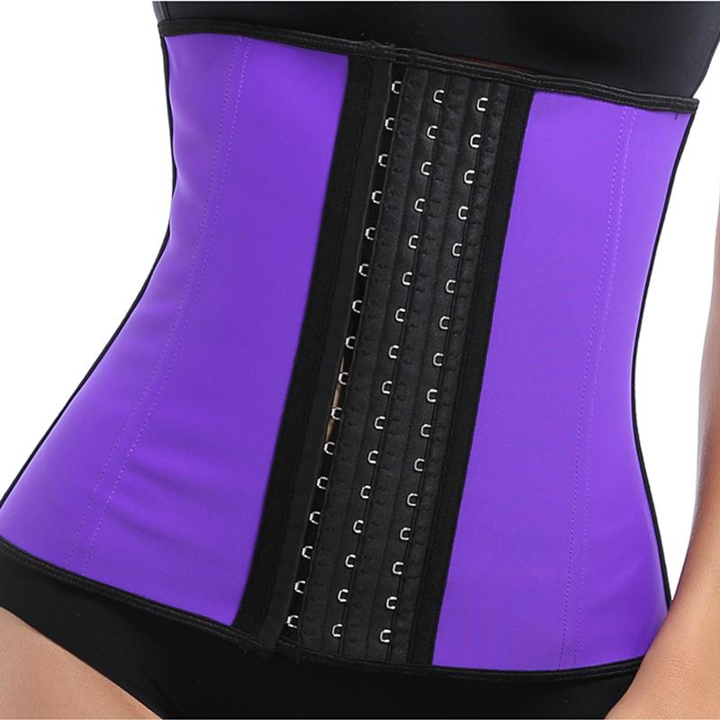 Cao Su Eo Huấn Luyện Dây Chéo Bụng Thon Gọn Dây Tập Toàn Thân Người Mẫu Dây Đeo 9 Thép Boned Eo Cincher Fajas Colombianas Xòe