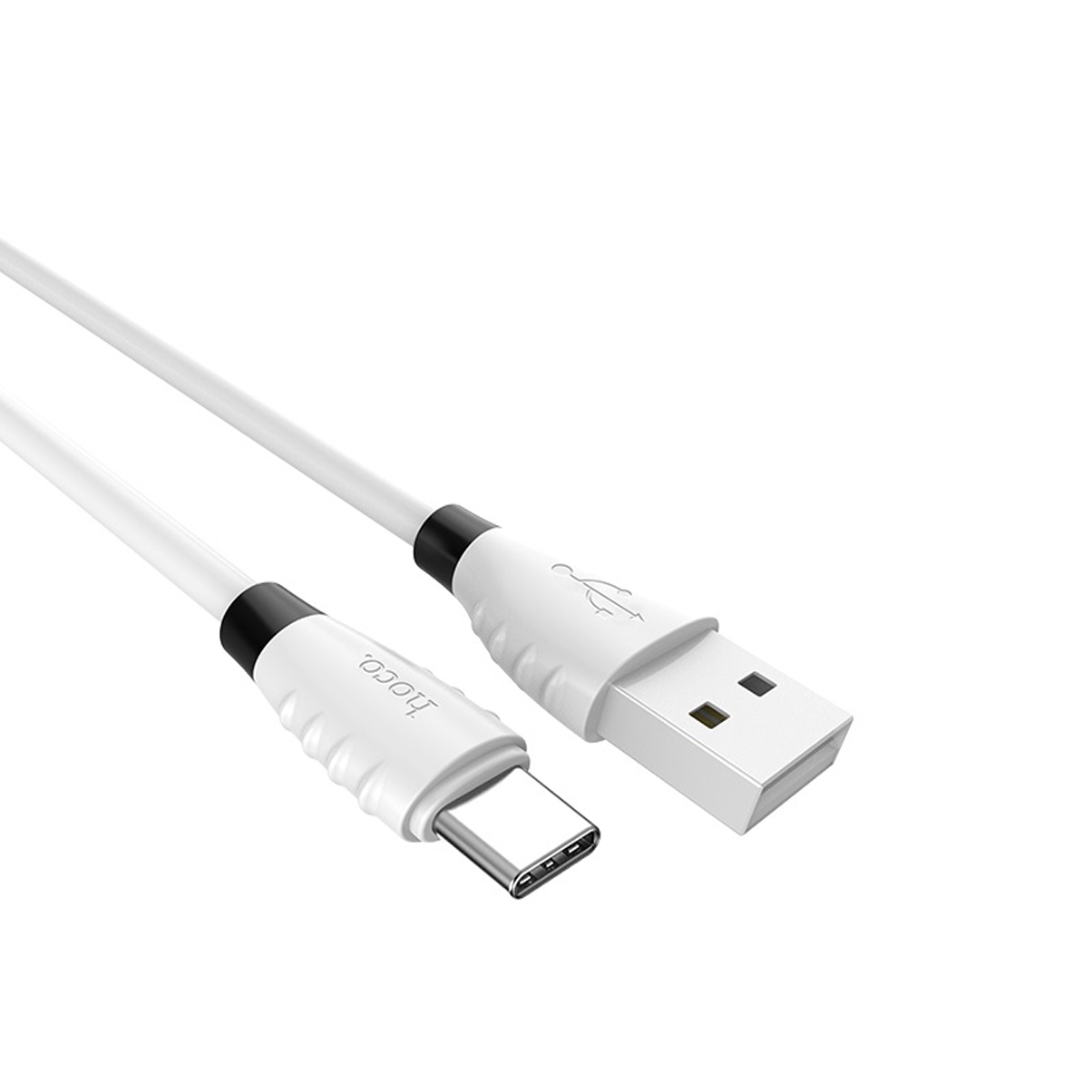 Cáp sạc USB Type - C Hoco X27 sạc nhanh 2.4A dài 1.2m + Tặng Bọc Bảo Vệ Đầu Cáp - Chính Hãng