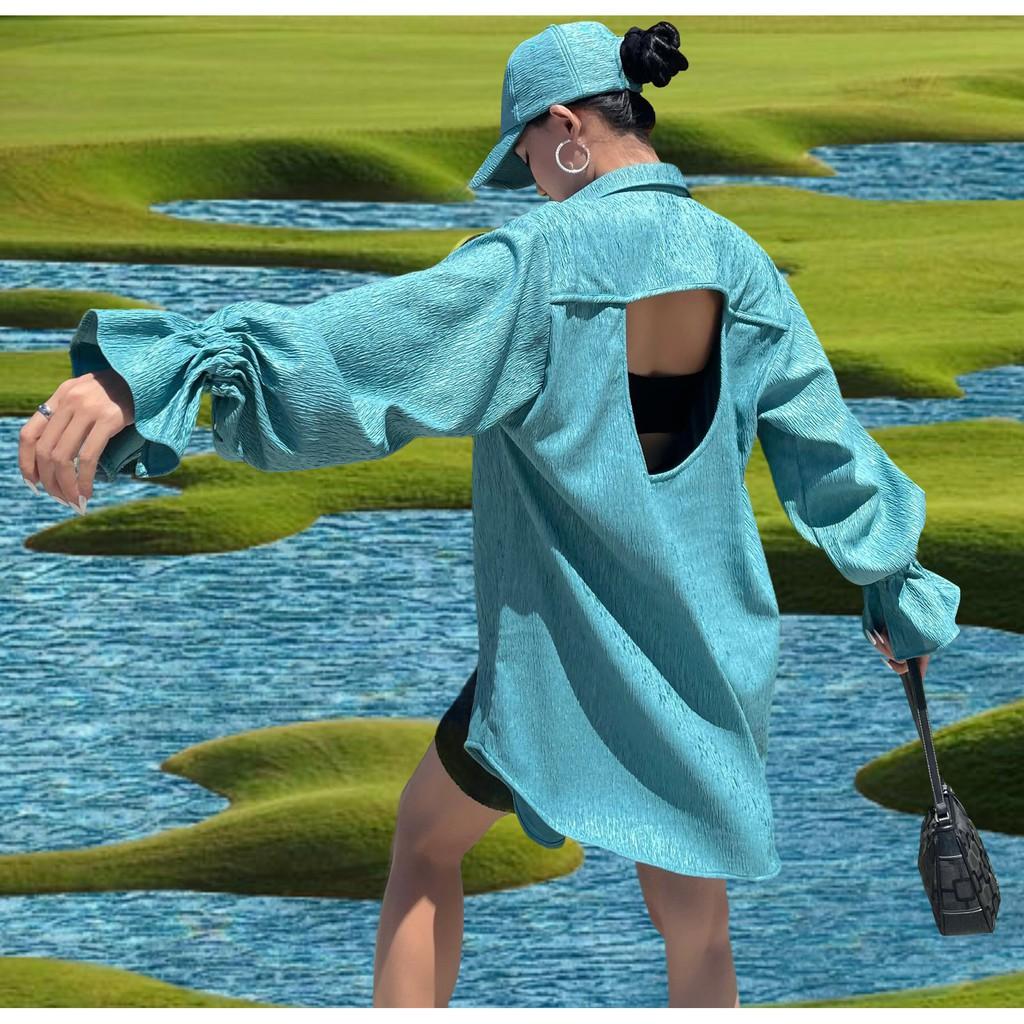 Áo Sơ Mi Vân Xanh Tartan – Water Shirt / Dusty Cyan