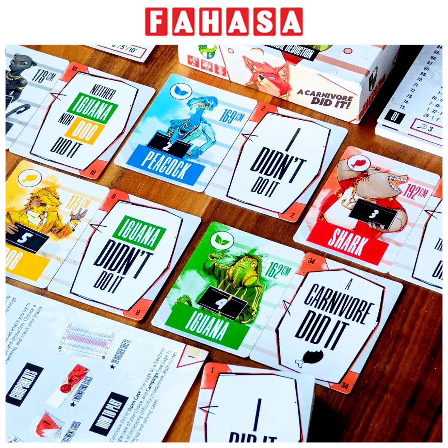 Boardgame A Carnivore Did It!