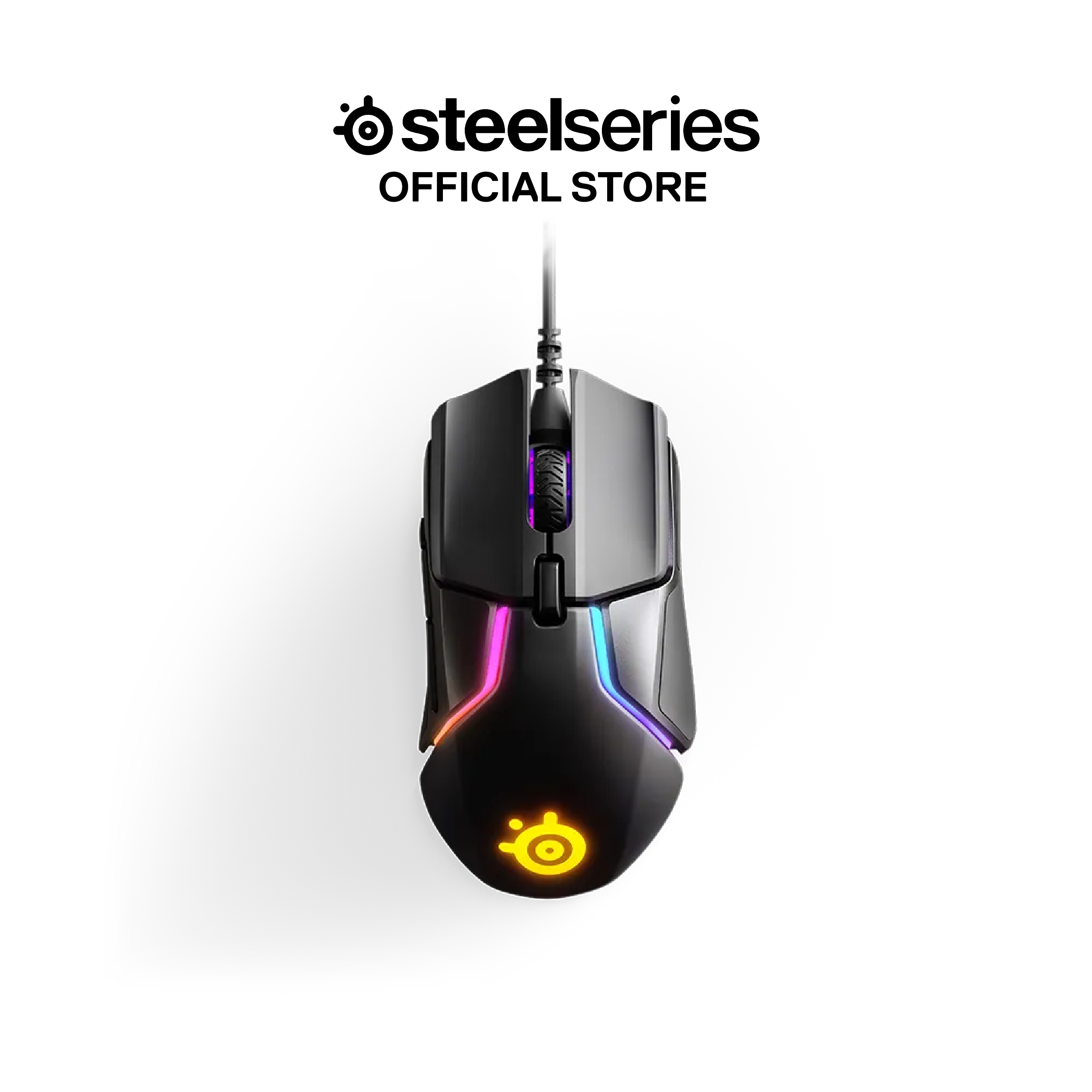 Chuột gaming có dây SteelSeries Rival 600 màu đen, led RGB, 12000CPI, 350DPI, 60 triệu clicks, hàng chính hãng, bảo hành 12 tháng