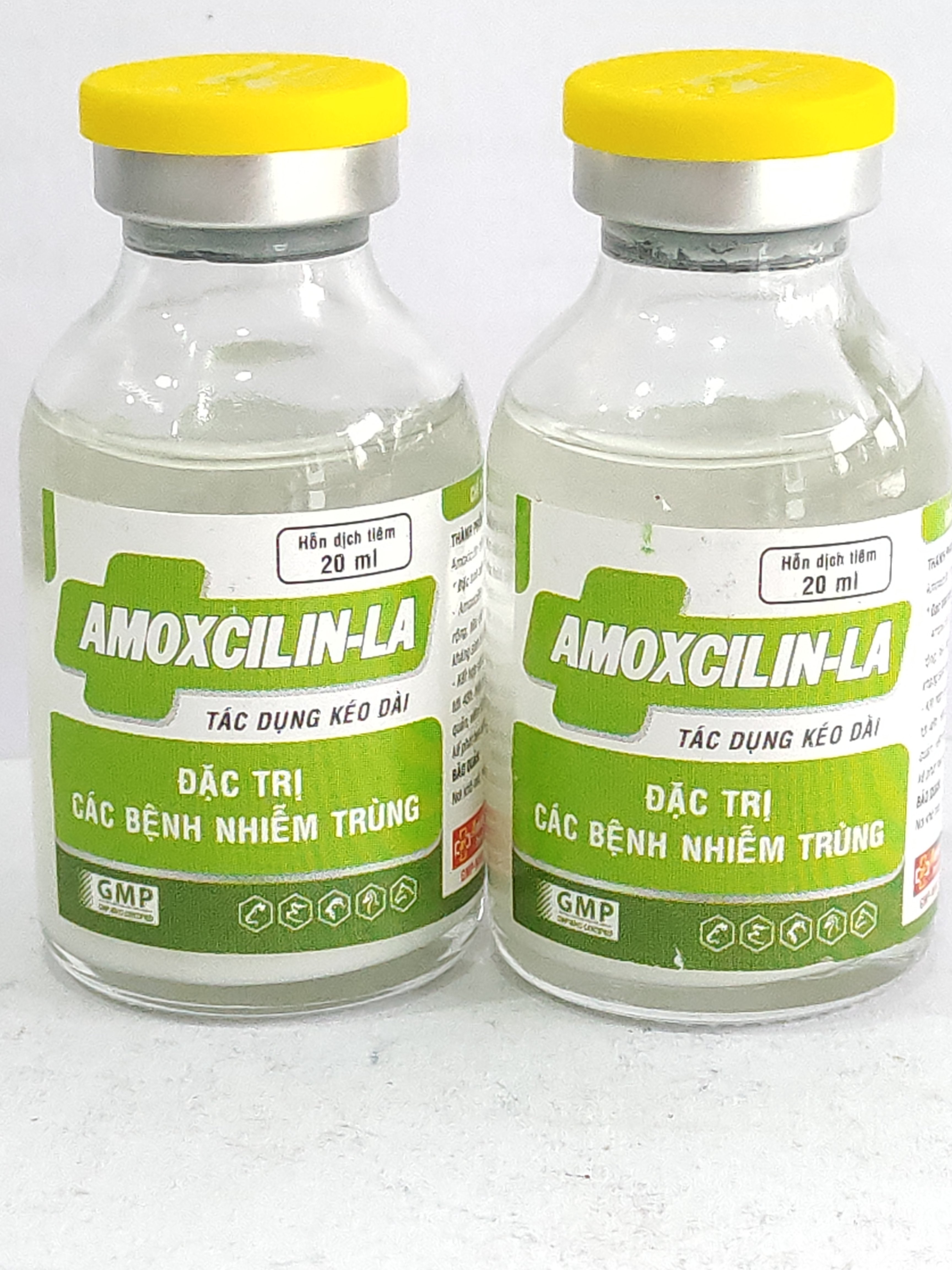 AMOXCILIN LA 20ML hỗn dịch tiêm các bệnh nhiễm trùng