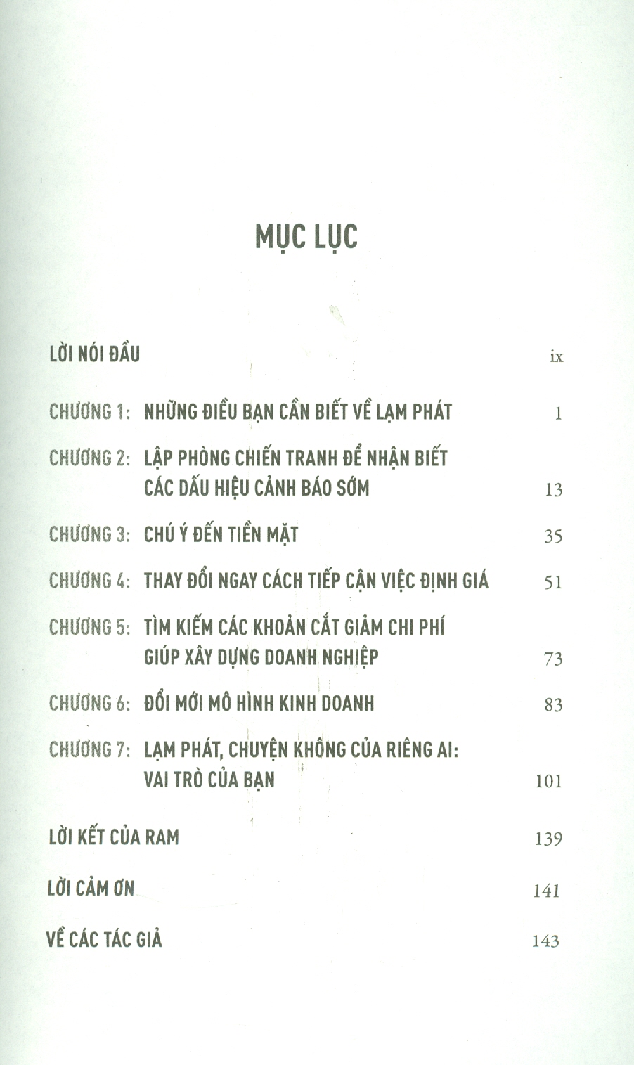 Lãnh Đạo Doanh Nghiệp Vượt Qua Lạm Phát