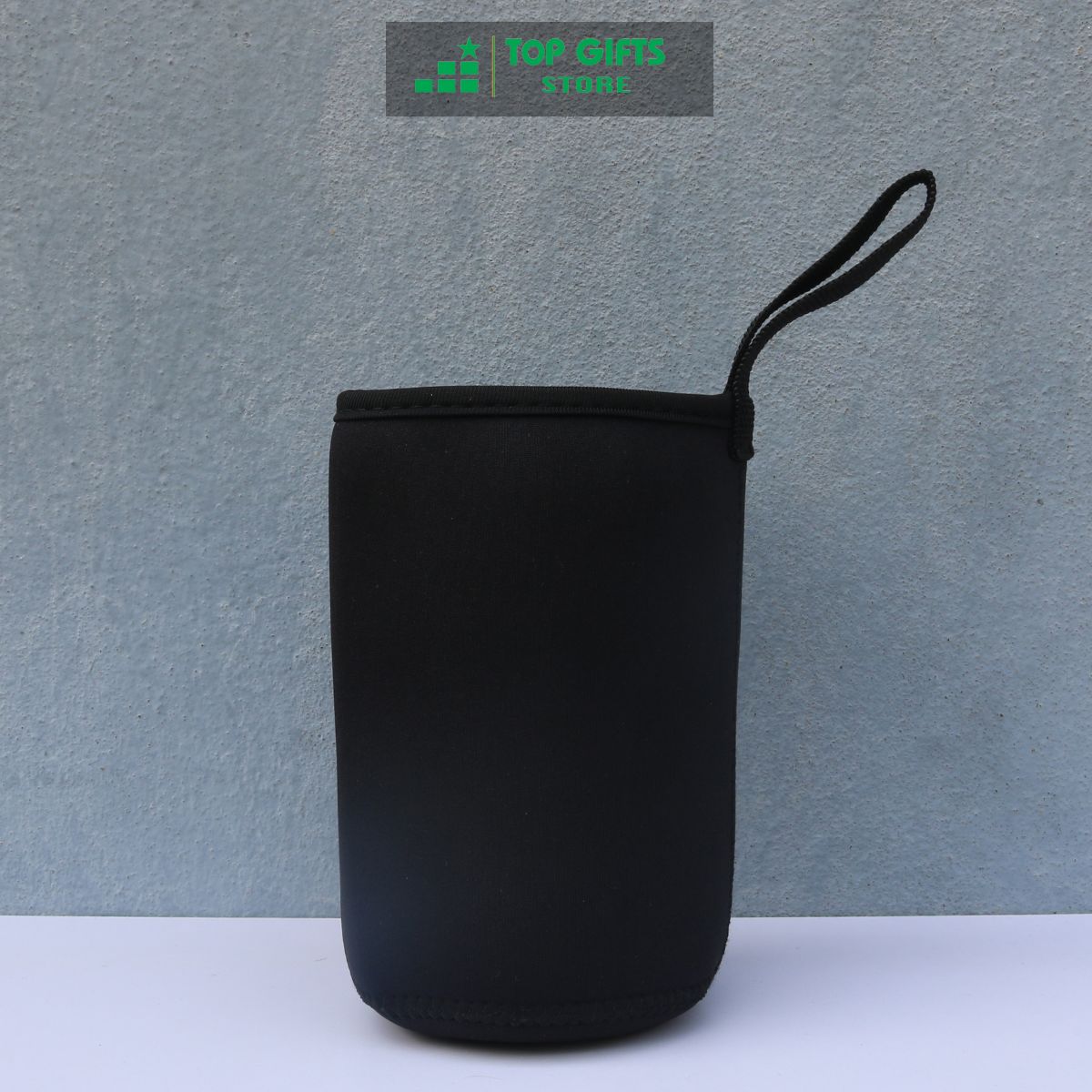 Túi đựng ly giữ nhiệt đen dây xách 1 bên dành cho ly 300ml - 600ml