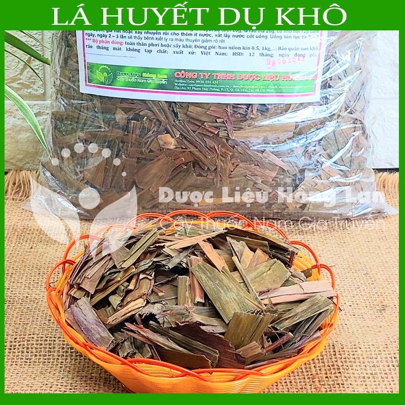 Cây huyết dụ khô sạch đóng gói 1kg