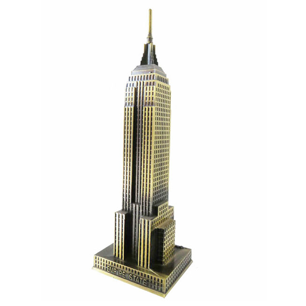 Mô hình tòa nhà Empire State cao 22 cm (Màu Vàng Rêu)