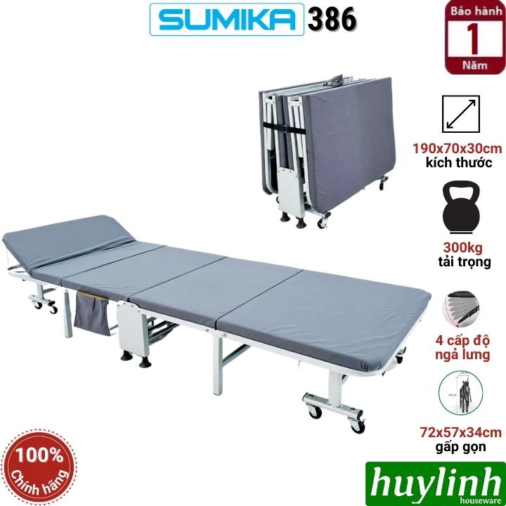 Giường gấp xếp khúc Sumika 386 - Tải trọng 300kg [190x70cm]