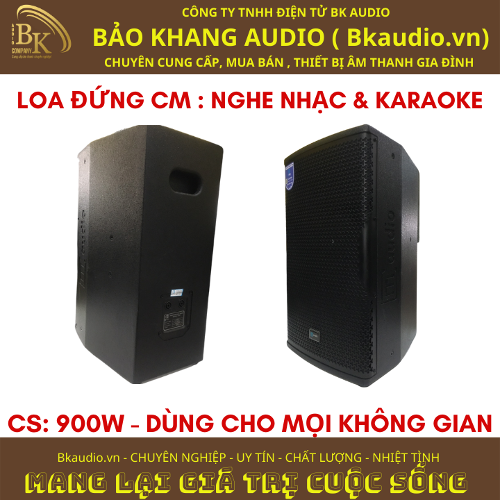 Loa đứng nghe nhạc và karaoke - loa công suất 900W/ cặp. MSP: SPL-02