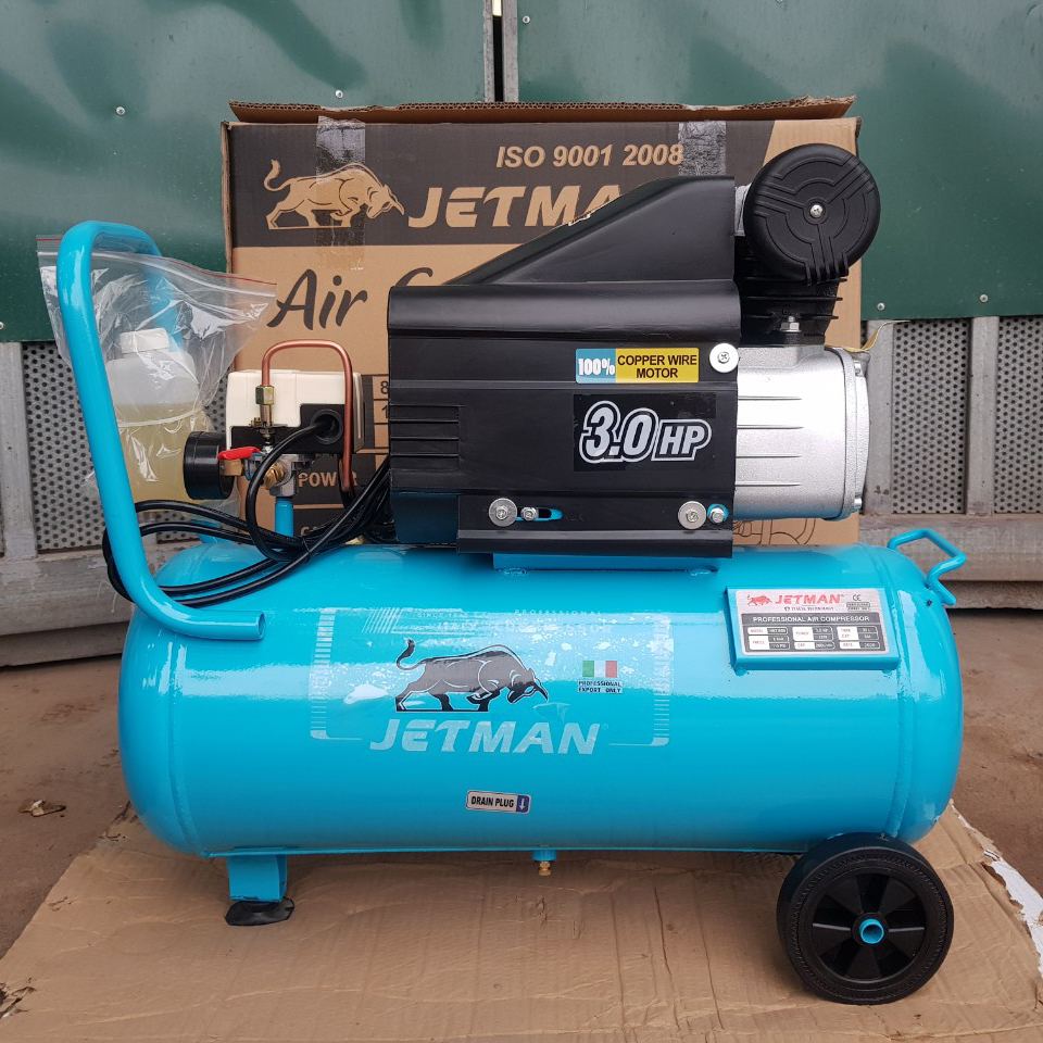 Máy Nén Khí Liền Trục 2 Tụ Jetman JM-2T25 25L