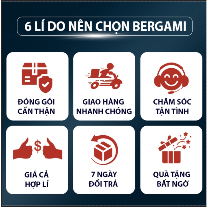 Nước Hoa Nam Chính Hãng Bergami, Mùi Hương Hiện Đại Lịch Lãm Chuẩn Quý Ông chai nhỏ dung tích 10ml tiện lợi