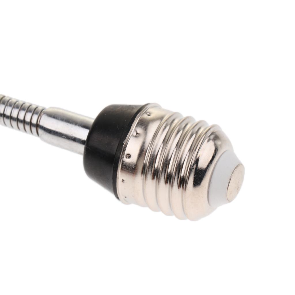 Adjustable Plastic LED Light Bulb Holder E27 Socket Extender Adapter