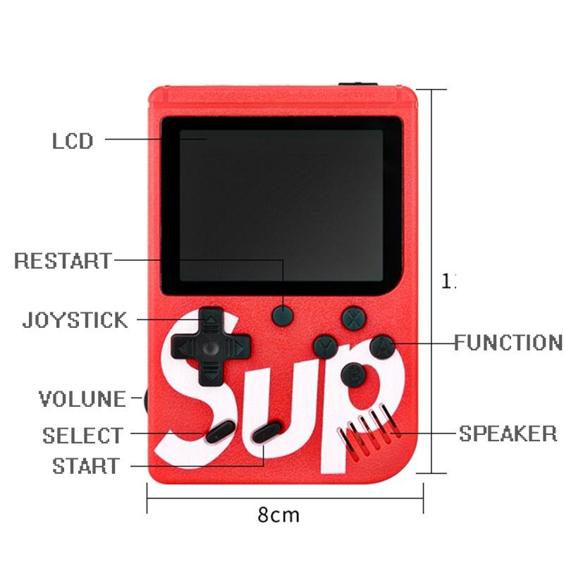 Máy Chơi Game Cầm Tay Cổ Điển Tích Hợp 400 Trò Chơi AV Out PK PS2
