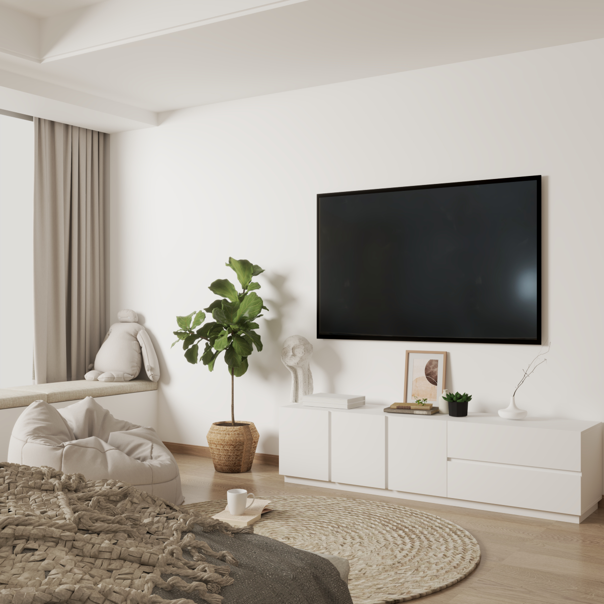[Happy Home Furniture] MACRO, Kệ Tivi - 5 ngăn, 180cm x 42cm x 46cm ( DxRxC)   , KTV_001