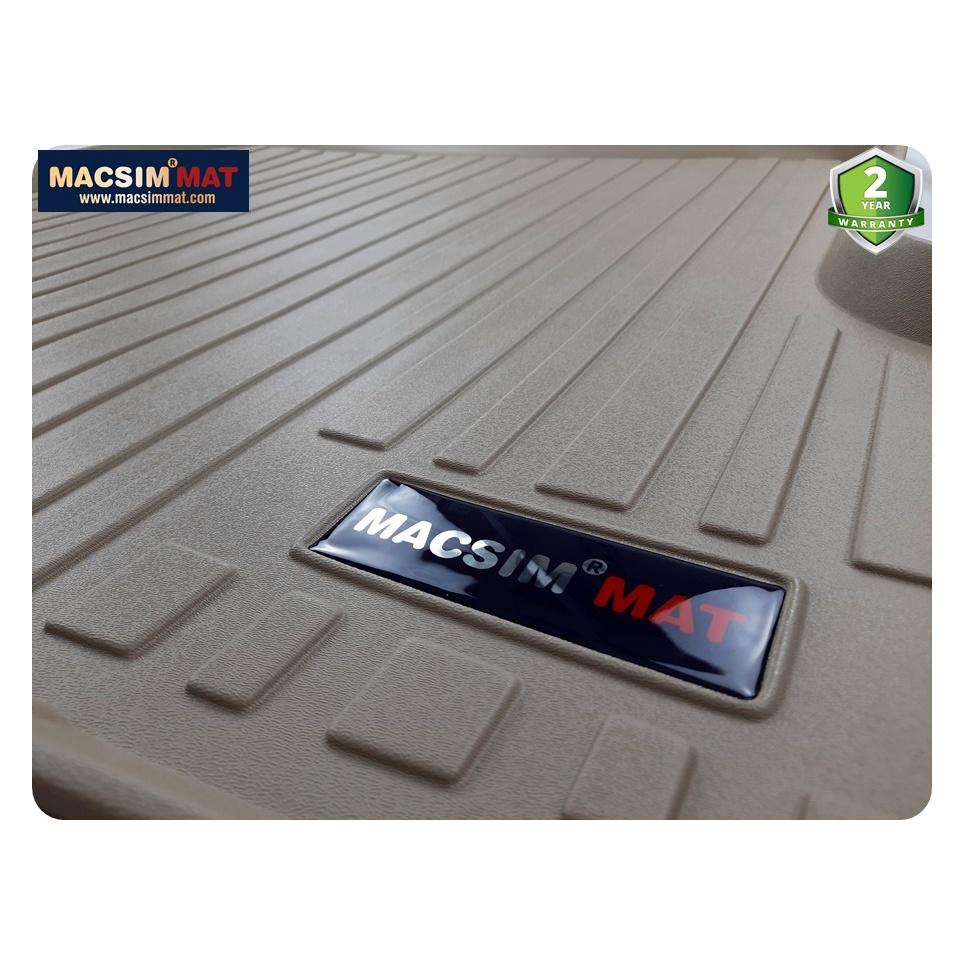 Thảm lót cốp xe ô tô Mitsubishi Attrage 2016 - nay nhãn hiệu Macsim chất liệu TPV cao cấp màu be (D0204)
