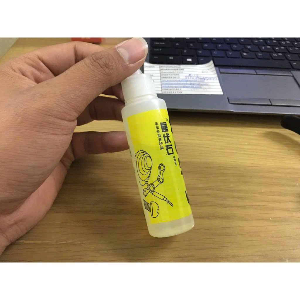 Dầu Bảo Dưỡng Tra Xích Xe Đạp Cao Cấp 50ML Và Các Chi Tiết Chuyên Dụng Và Đồ Cơ Khí tra sên xích líp xe đạp