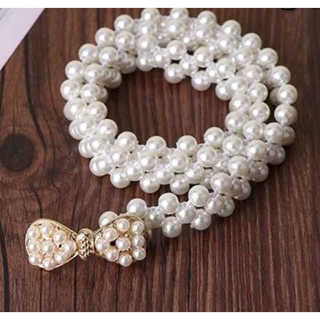 Thắt Lưng Nữ Dây Nịt Nữ bản nhỏ Rhinestones thời trang Hàn Quốc Dona21061803