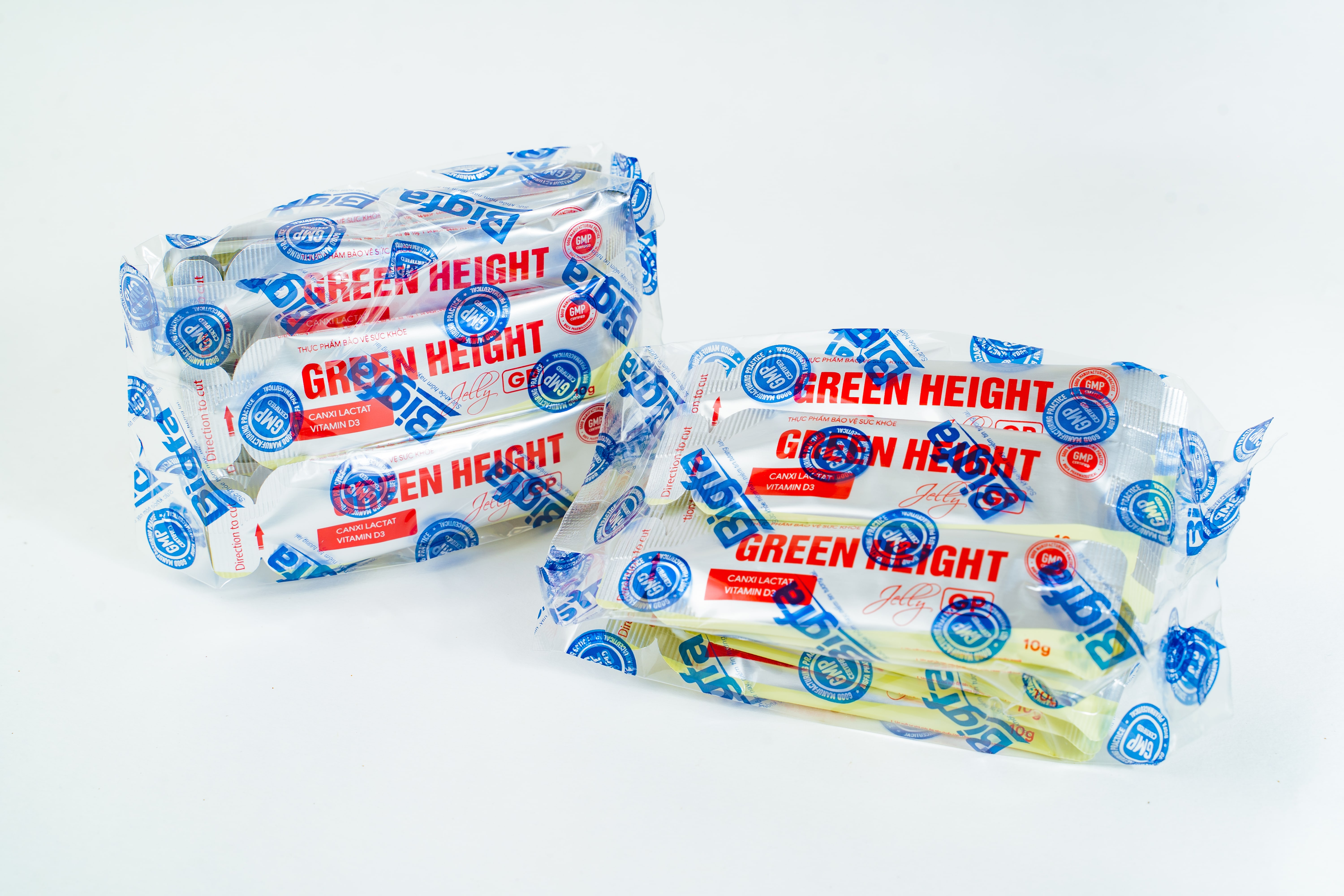 Thạch hỗ trợ tăng chiều cao Green Height - Hộp 30 gói
