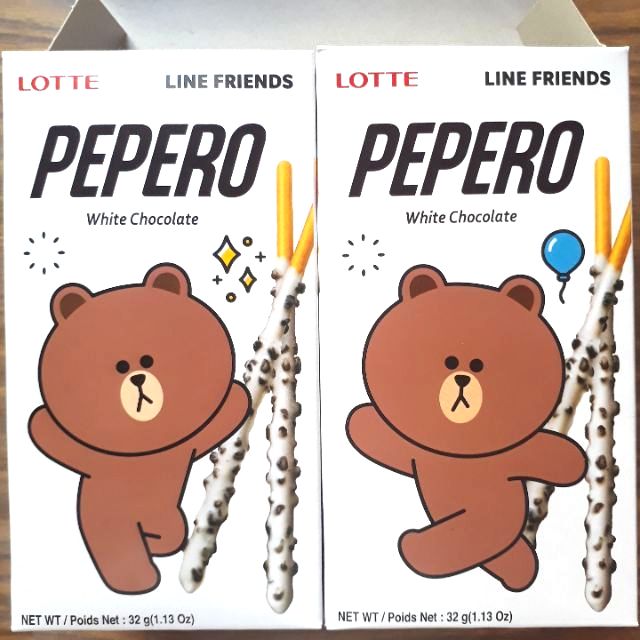 Combo 6 hộp Bánh que Lotte Pepero vị White Chocolate 32gr