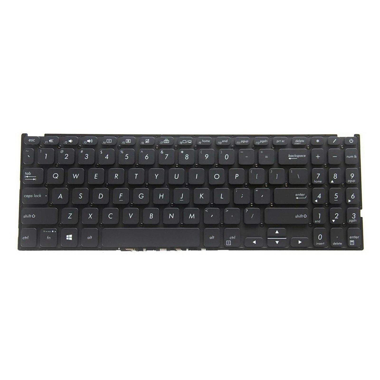 US Layout Backlit Laptop Keyboard for X512 X512FA Durable