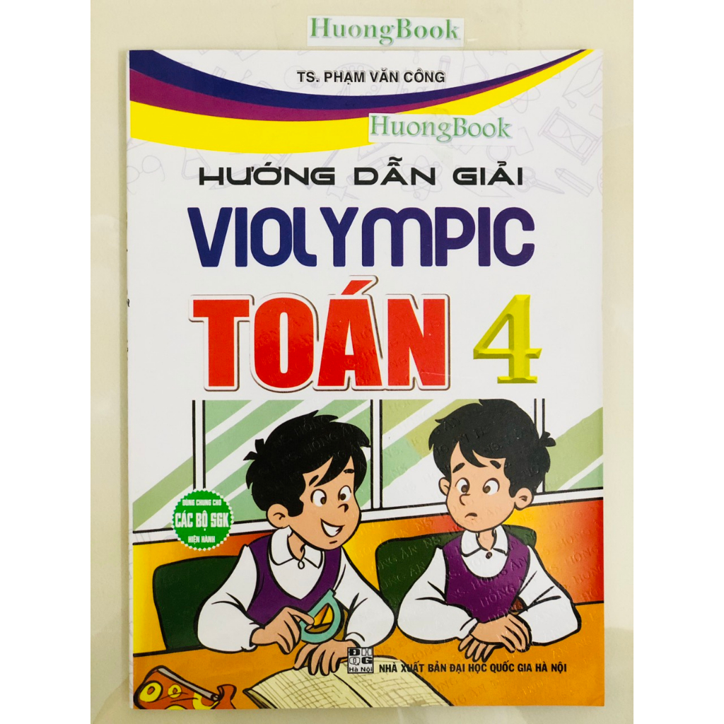 Sách - hướng dẫn giải violympic toán 4  - HA