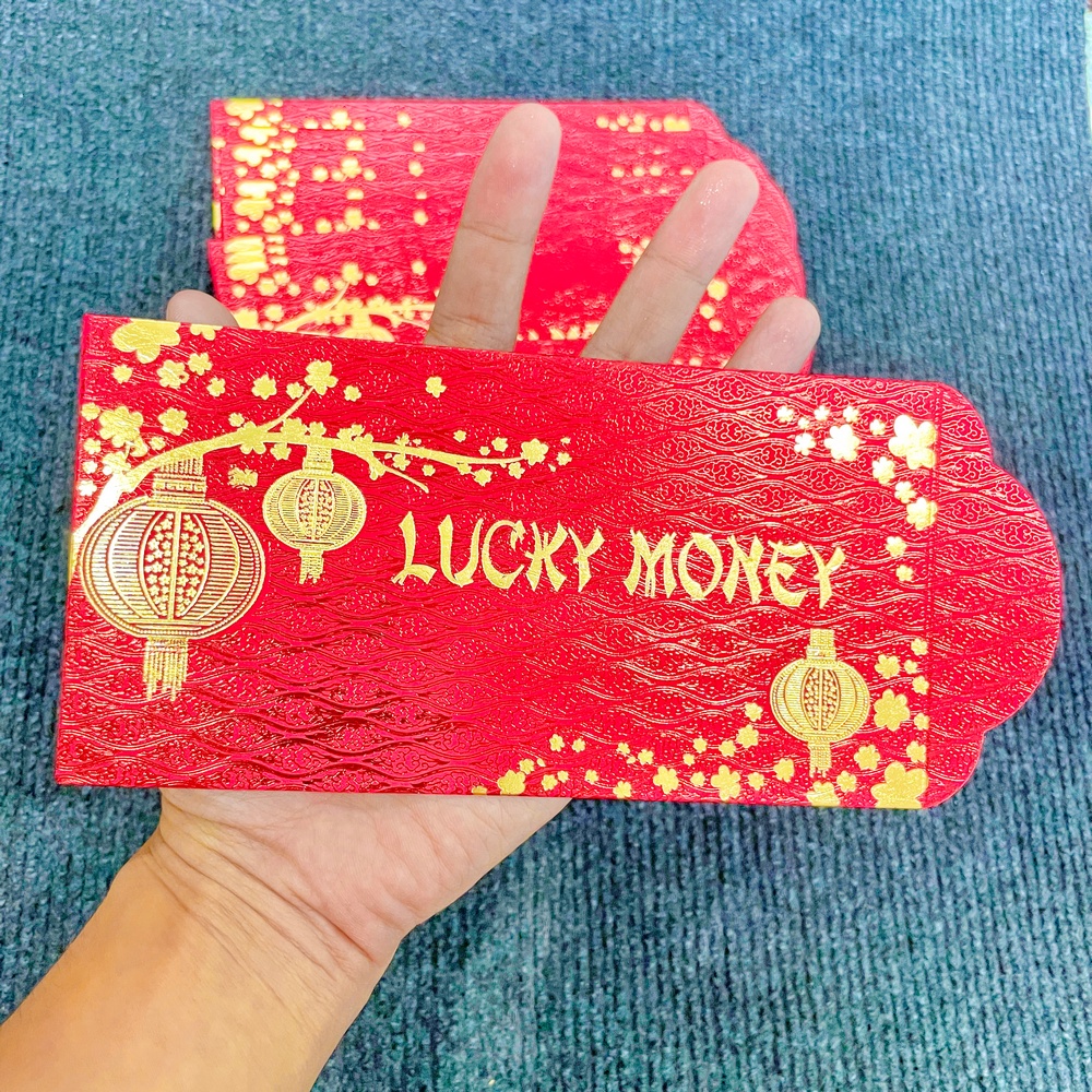 Bao Lì Xì Đỏ Lucky Money Cao Cấp Ngoại Nhập Chi Tiết Sắc Nét PASA COLLECTION