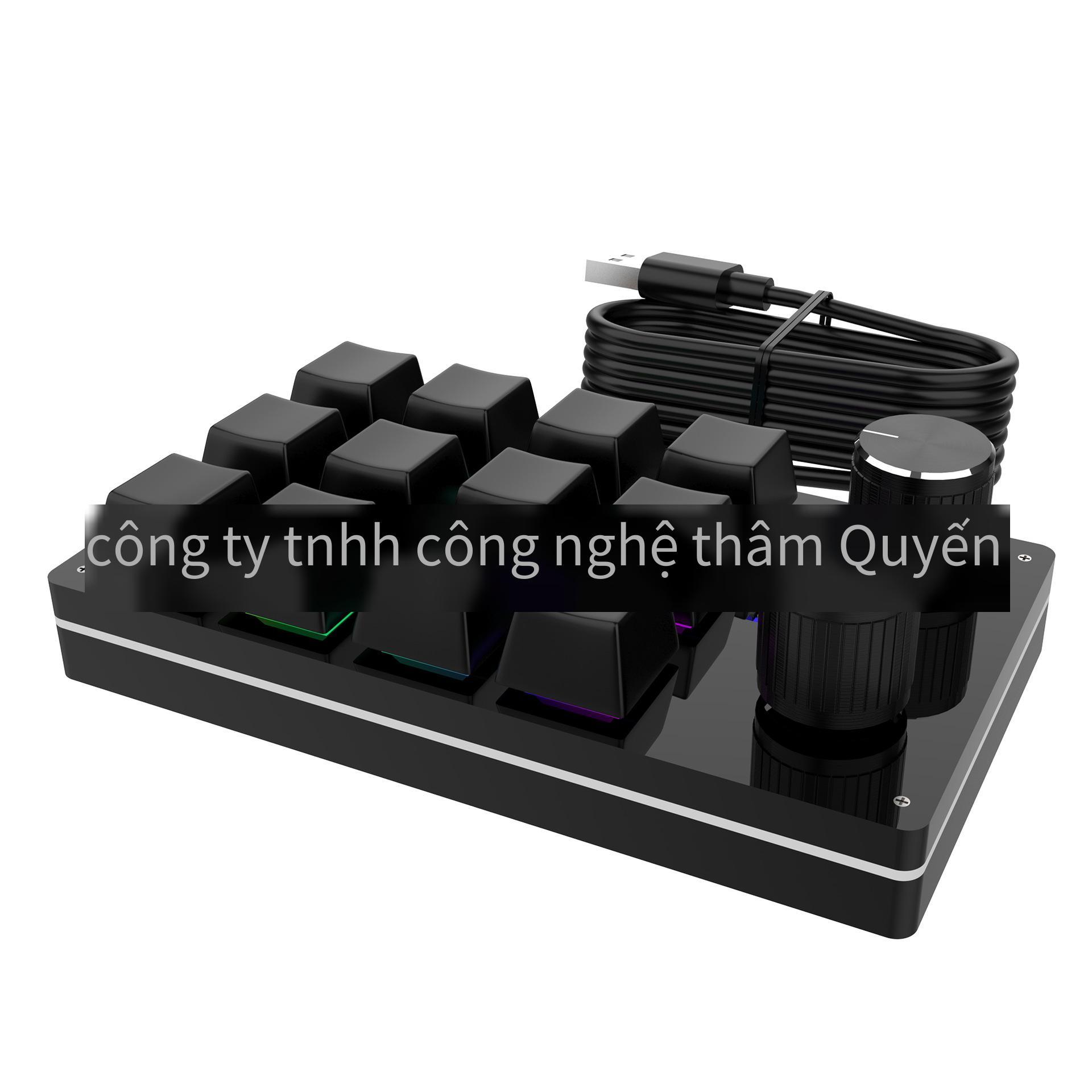Giá thấp nhất 12 phím Bluetooth có dây tùy chỉnh lập trình vẽ bàn phím nhỏ gọn phím tắt sao chép dính điều chế âm lượng một phím