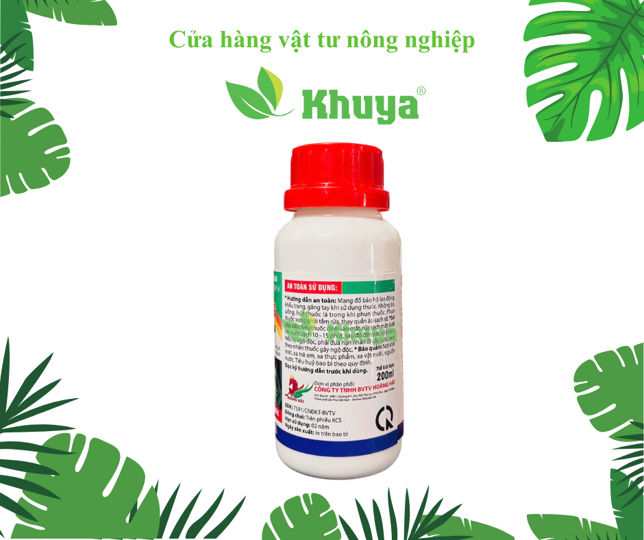Thuốc trừ sâu Vua Sâu Kháng 200ml Tiếp xúc Vị độc Thấm sâu