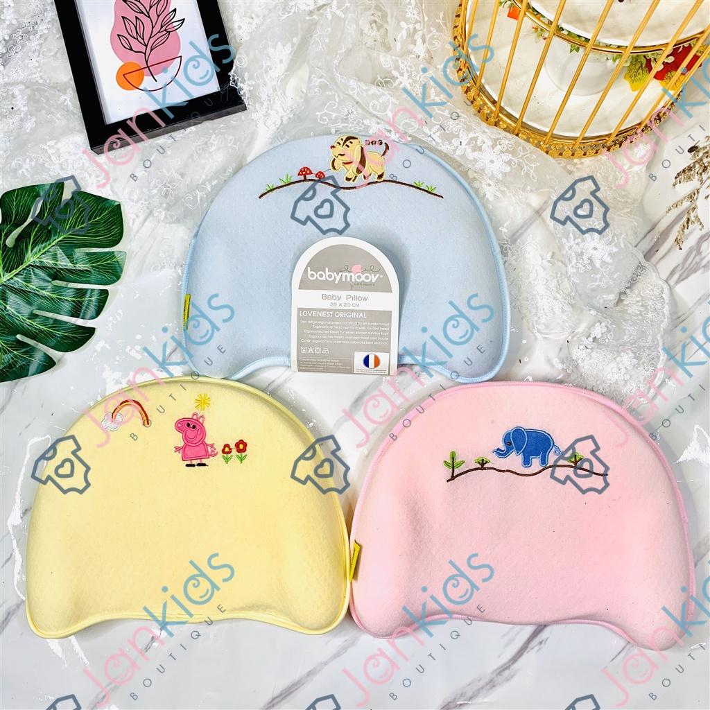 Gối cao su non chống méo bẹp đầu Baby Moov chính hãng
