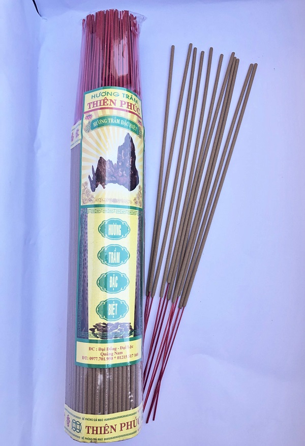 Nhang trầm Thiên Phúc 40cm 450g ( Loại tốt ) Nhang sạch cho sức khỏe