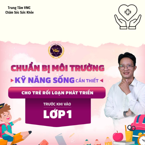 Khóa Học Video Online Chuẩn Bị Môi Trường Và Kĩ Năng Sống Cần Thiết Cho Trẻ Rối Loạn Phát Triển Trước Khi Vào Lớp 1 - Trung Tâm CSSK VMC - VMC-GDĐB.K05