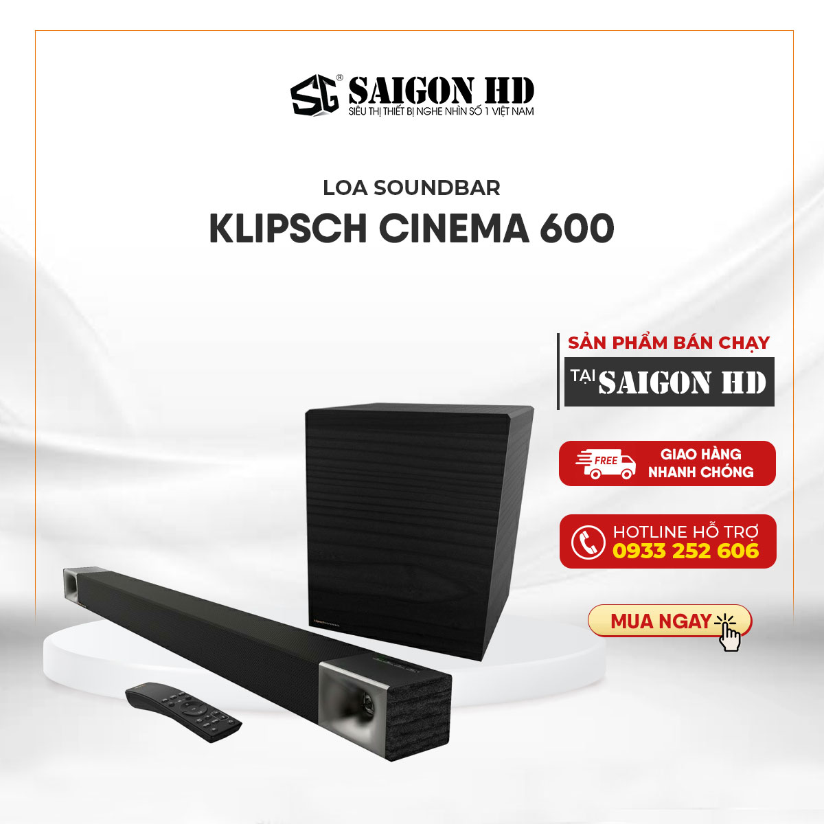 Loa Klipsch Cinema 600 (1 Bộ) HÀNG CHÍNH HÃNG NEW 100%