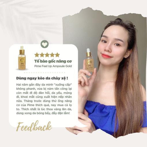 TẾ BÀO GỐC VÀNG TRẺ HÓA NÂNG CƠ FEEL UP AMPOULE GOLD 50ML
