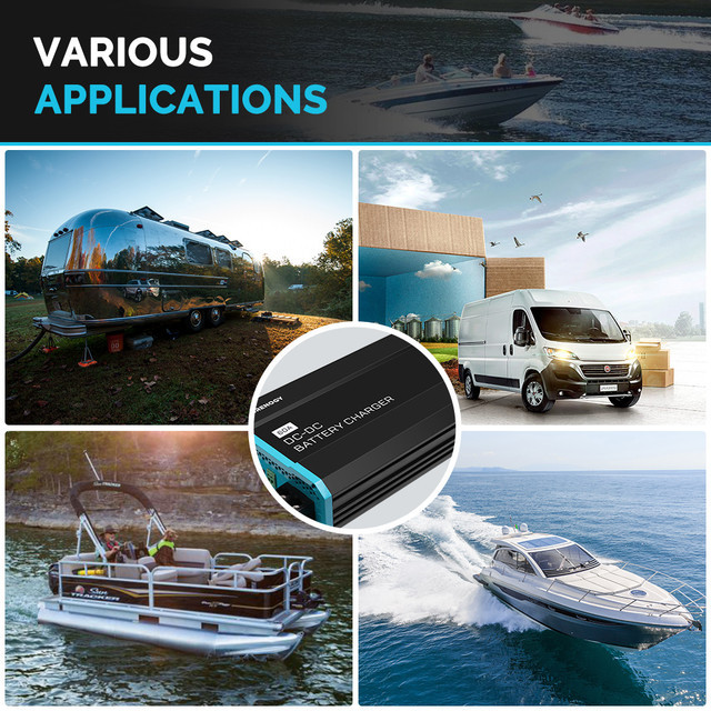 Bộ sạc ắc quy 12V 40A DC to DC OnBoard thương hiệu Renogy