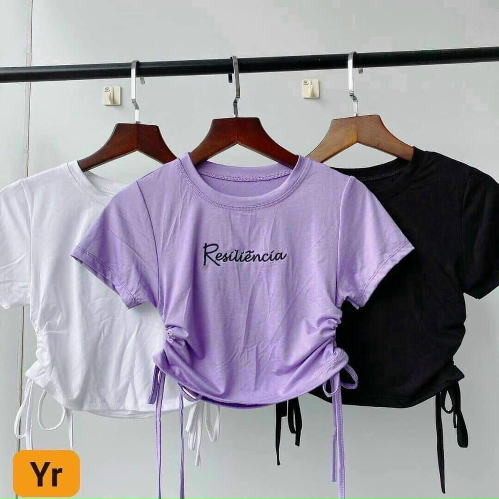 Áo Croptop Thêu Resonita CT25